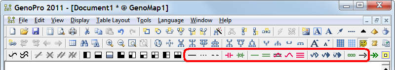 Genogram Toolbar