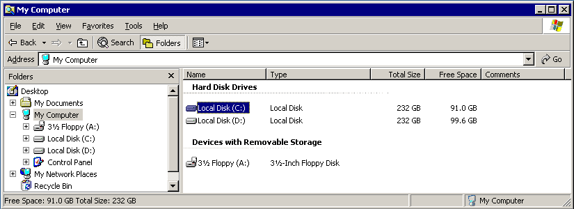 Old server, both drives un-RAIDed