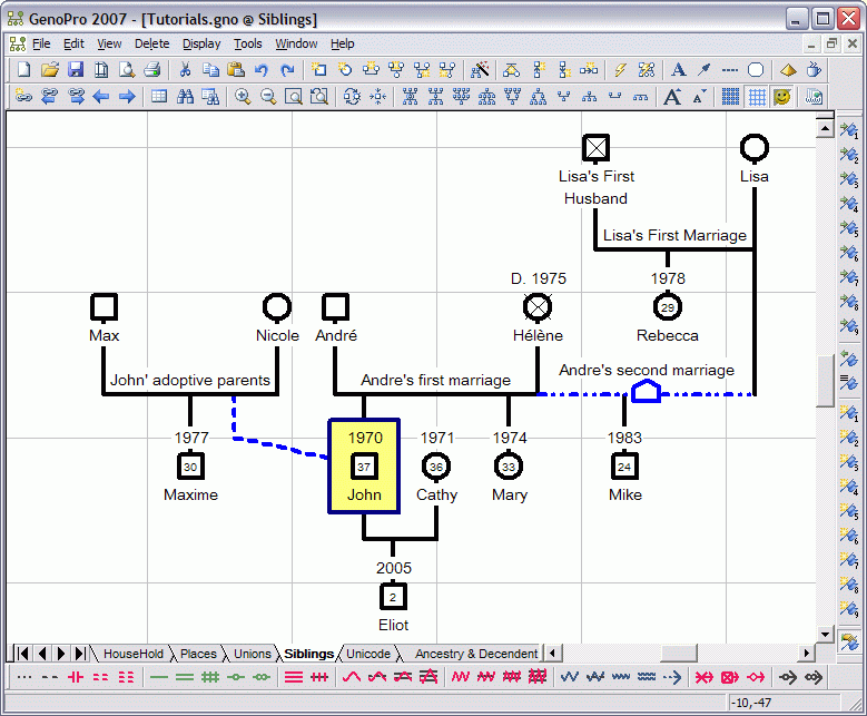 GenoPro 2.0 Free Download - Family Tree and Genogram software with