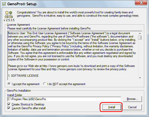 GenoPro Installer