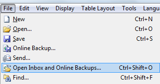 Backup your file online to avoid data lost