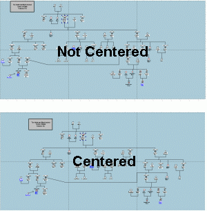 Center Horizontal and Vertical effets on Printing