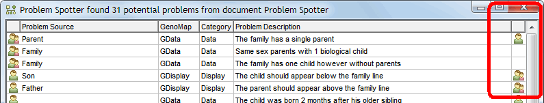 Problem Spotter - Select Other Object