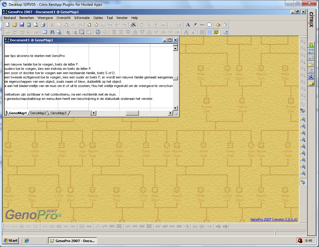 GenoPro on Citrix GenoPro on Citrix