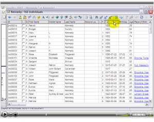 The table layout dialog